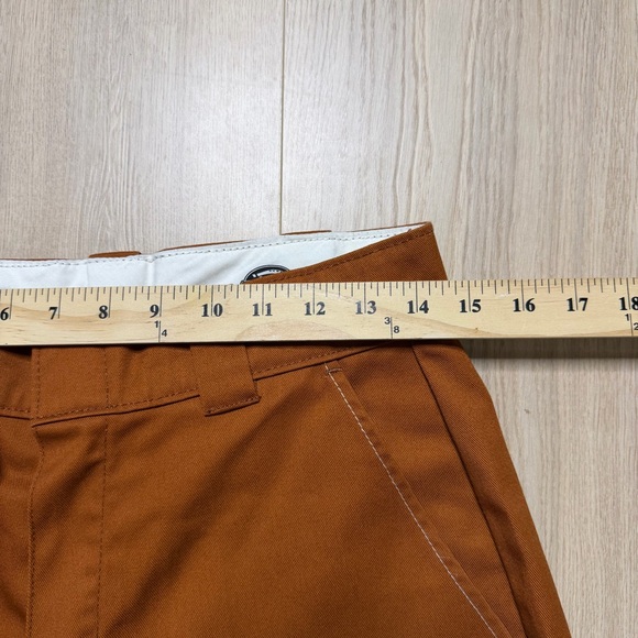 Dickies Sawyerville Wide Leg Double Knee Work Pants Womens US6 Orange Workwear - Picture 8 of 10